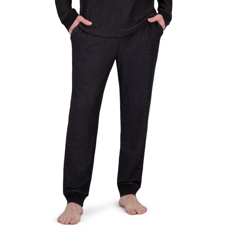 Hanes Men's Raschel Thermal Henley Pajama Set photo 7