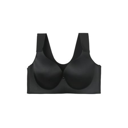 

Unique Bargains Women s Plus Full Figure Seamless Original Wire free Pull UP Bras