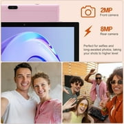 Newest Android 14 Tablet 10 inch, 8GB RAM 64GB ROM & 1TB Expandable Tablets, Quad-core 1.8Ghz Processer, 1280x800 IPS HD Touch Screen Tablet PC, 2.4G/5G Wifi6 BT 5.0, 8MP Dual Camera, 6000mAh Battery