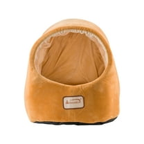 Armarkat Covered Pet Cat Bed, Brown