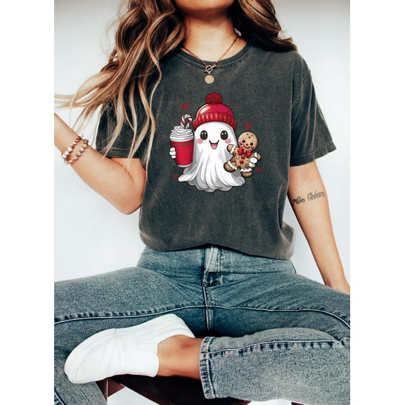 Christmas Ghost Shirt, Christmas Ghost Tshirt, Funny Christmas Ghost Tee, Christmas Ghost Crewneck