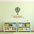 thumbnail image 2 of Complicated Hot Air Balloon Quote Cartoon Quotes Decors Wall Sticker Art Design Decal for Girls Boys Kids Room Bedroom Nursery Kindergarten Home Decor Stickers Wall Art Vinyl Decoration (35x40 inch), 2 of 2