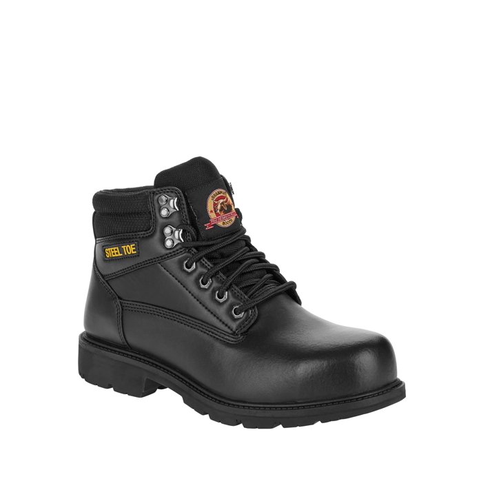 Brahma Mens Gus Wide Width 6" Steel Toe Work Boots