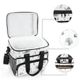 thumbnail image 6 of FORMRS Insulated Cooler Bag 24 Cans Capacity Soft Leakproof Lunch Box with Side Pockets, Green Dinosaur Pattern, 6 of 7
