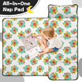 thumbnail image 4 of Pioneer Flower Floral Print Pattern Toddler Nap Mat for Teens Preschool Daycare, Teens Sleeping Mat Bag, Toddler Sleeping Bag with Pillow, 4 of 6