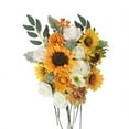thumbnail image 1 of Combination Flower Box 1 Box Artificial Flower Realistic No Watering Combo Design Wedding Party Boxed Bouquet Flower Stimulation Sunflower Home Decor, 1 of 6