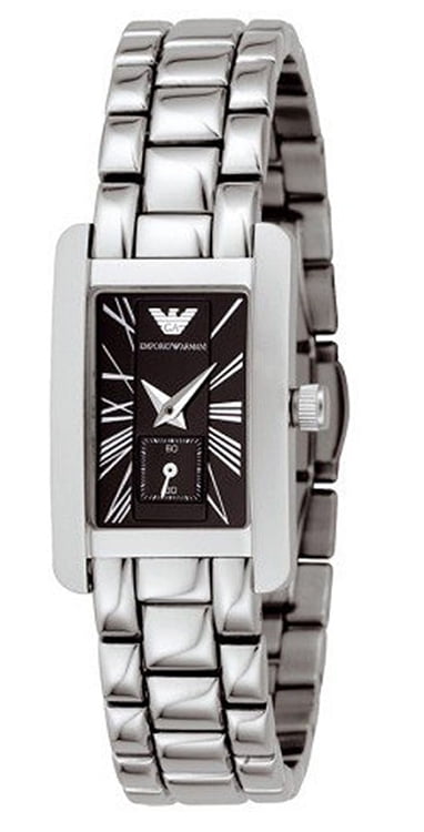 armani rectangle watch