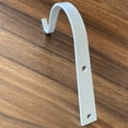 thumbnail image 3 of Simple Wall Iron Bending Forming Hooks Clothes Hooks Flower Basket Hooks - White Set Of 2, 3 of 8