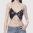 thumbnail image 2 of REDARER Débardeur à Franges en Paillettes Métalliques pour Femme, Mode, pour Soirée, 2 of 9