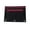 blackshadow-red, variant on SUTENGDA Fabric Pencil Pouch with 3 Binder Holes Black Binder Pencil Case with Smooth Zipper Clear Window Pencil Case for Binder Big Capacity 3 Ring Binder Pencil Bag with 3 Reinforced