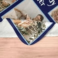 thumbnail image 6 of Couples Gifts Custom Blankets with Photos and Text Multiple Colors Sizes Soft Flannel Blankets Valentines Day Gifts, 6 of 6