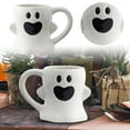 thumbnail image 2 of Halloween Ghost Mug 15 oz Ceramic 3D Ghost Pattern Coffee Cup with Handle Spooky Cute Drinkware for Milk Tea Hot Beverages Halloween Christmas Birthday Gifts for Coffee Lovers, 2 of 9