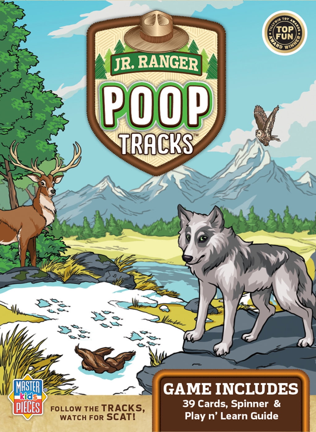 Masterpieces Kids Small Games - Jr. Ranger Poop Tracks