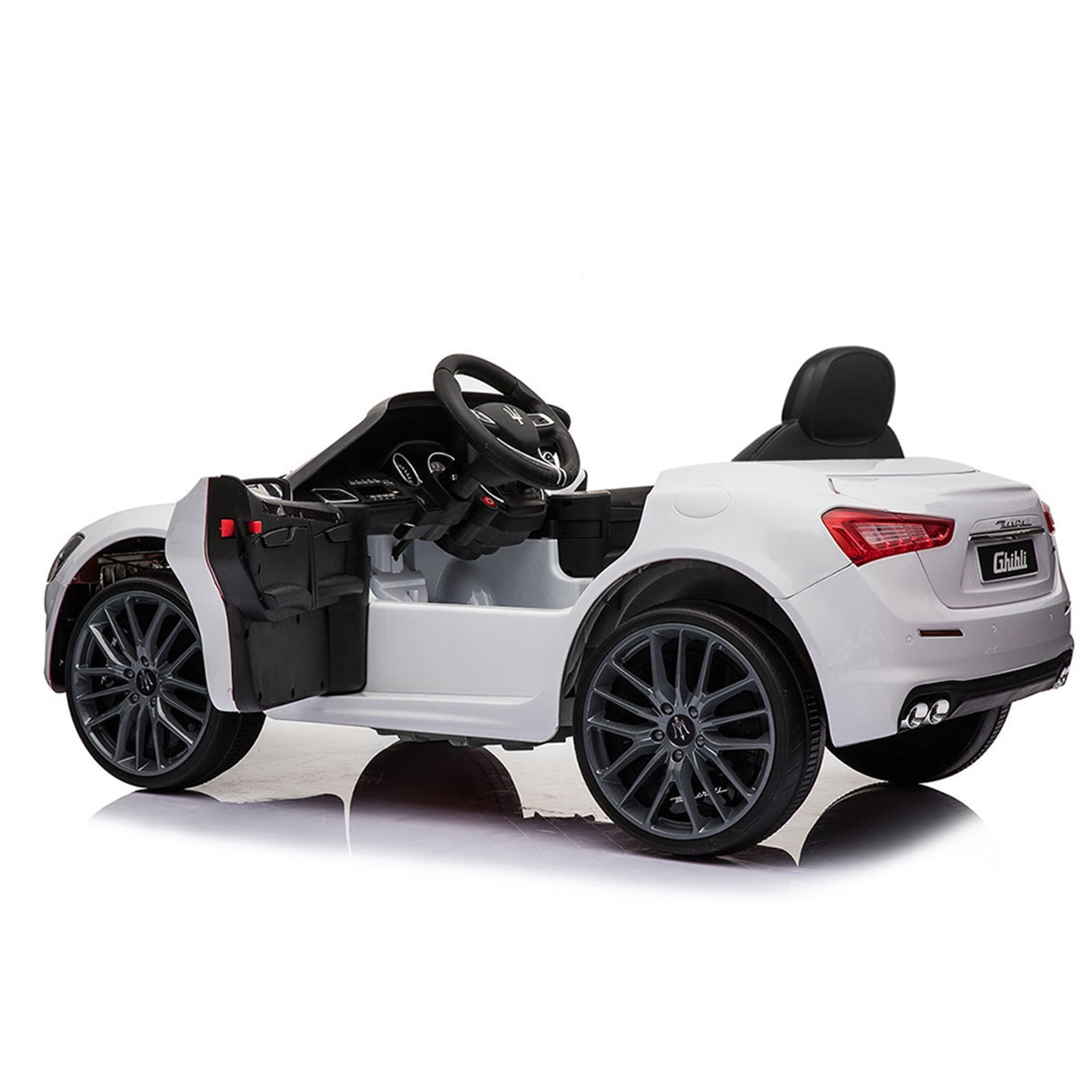 CIPACHO Licensed Maserati 12V Kids Car Toy with 2.4G Remote Control,Battery Powered Electric Ride On Cars Vehicle Double Doors, White CIPACHO Licensed Maserati 12V Kids Car Toy with 2.4G Remote Control,Battery Powered Electric Ride On Cars Vehicle Double Doors, White
