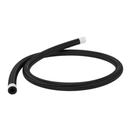 Unique Bargains 1 Pcs Fuel Line Hose Vacuum Hose Automotive Fuel Hose 8mm 5/16 (ID) 15mm/ 3/5 (OD) 93cm/3ft(L) NPR Rubber Nylon Braided