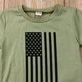 thumbnail image 4 of FNNMNNR 2PCS Infant Kids Baby Boys Short-sleeved T-shirt and Camouflage Long Pants Summer Outfits Green 0-6 Months, 4 of 6