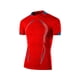 thumbnail image 2 of Camiseta deportiva informal Sunloudy para hombre, camisetas deportivas de manga corta con cuello redondo y patrón de rayas para gimnasio de primavera y verano, ropa para hombre Sunloudy moda, 2 of 4