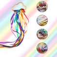 thumbnail image 2 of Arco Iris Cinta Nube Campanas Cinta Sensorial Juguete Bebé Mano Cometa Educación Temprana Juguete Sensorial Para Niños Y Niños 4 Uds Eigraketly BA001411-01, 2 of 6
