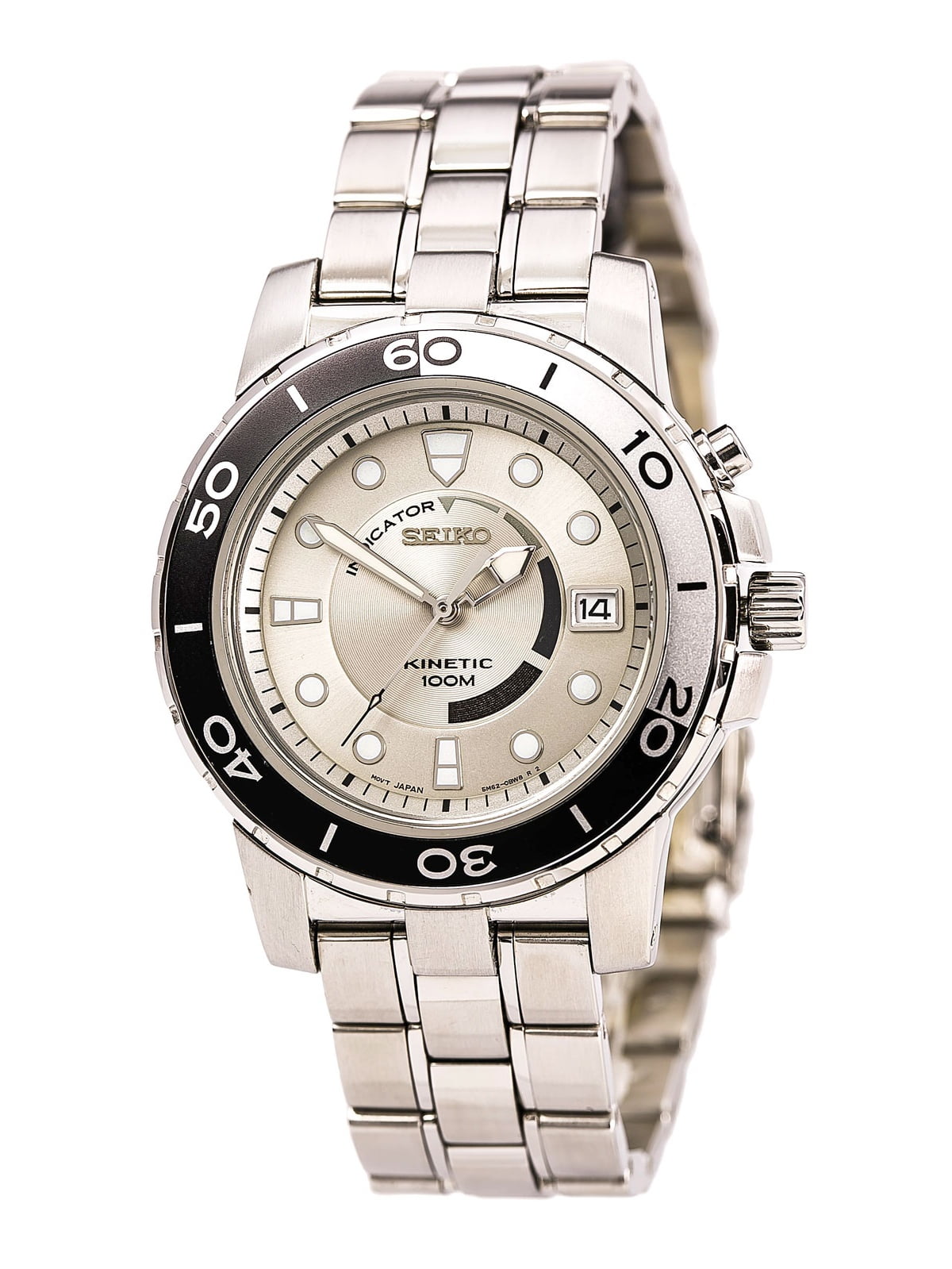 Seiko Kinetic Watch SKA381 - Walmart.com