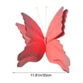 thumbnail image 3 of CREATITOY Double-Layer Gradient Paper Butterfly Flowers - Party Garden Path Decor, 3 of 6