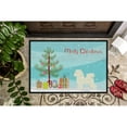 thumbnail image 2 of Carolines Treasures CK3521MAT Bichon Frise Christmas Tree Door Mat Indoor Rug or Outdoor Welcome Mat 18x27 Doormat 27"L, 2 of 4