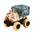 thumbnail image 5 of Vacemry Dinosaur Transport Vehicle, Green Engineering Toy Car with Dinosaur Figure, Inertia Powered Push and Go Action, Sturdy ABS Alloy Build for Boys Girls, 5 of 6