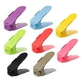 thumbnail image 6 of Shoe Slot Space Saving Organizer - Shoe Shelf Rack Double Storage Holder - Seen On TV - Multi Color - (8-Pack), 6 of 6