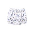 thumbnail image 7 of Girls Dress Set Short Pant White Floral Swing Cotton Ruffle Trim 2 Years, 7 of 7