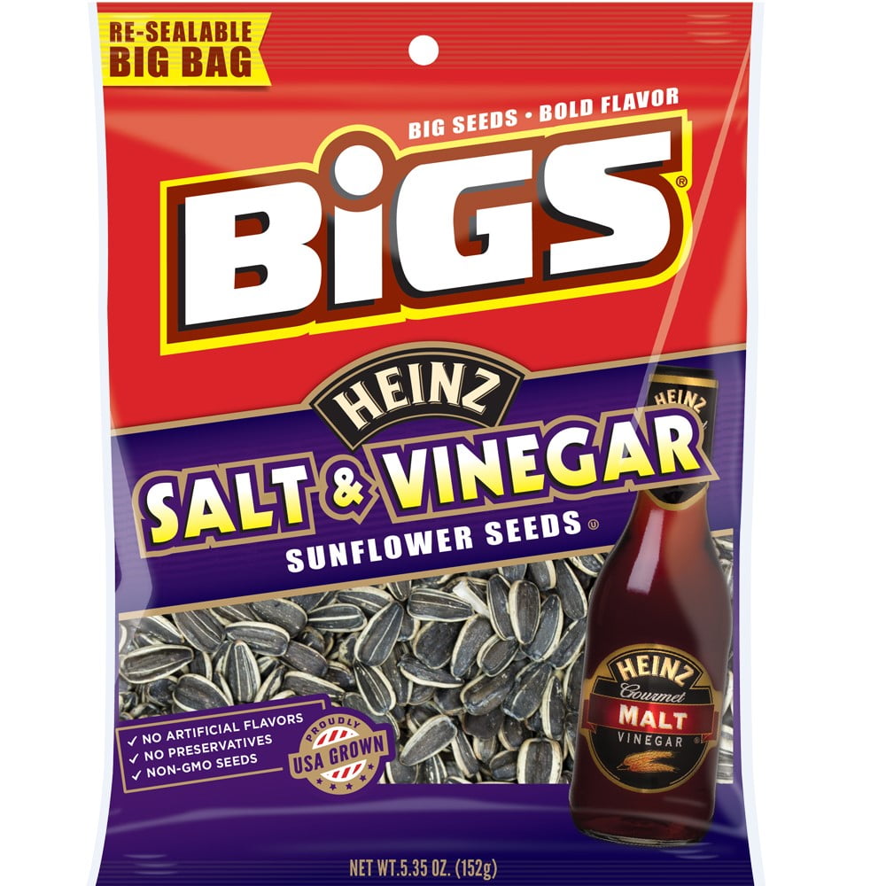 Bigs Sunflower Seeds, Salt & Vinegar, 5.35 Oz