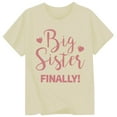 thumbnail image 3 of XUELUO Baby Girls Tops & T-Shirts Summer Letter Print Round Neck Short Sleeve Fashion Casual Tshirts Holiday Wear,Beige,1-2 Years, 3 of 3