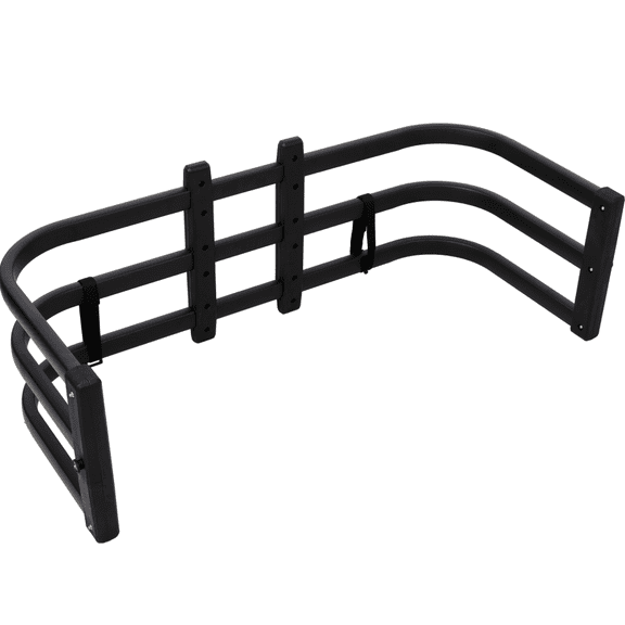 Aluminum Retractable Truck Bed Extender - Adjustable 49.25"-65" Length, Black
