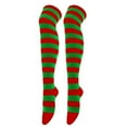 thumbnail image 6 of Thigh High Socks for Women Striped Print Elastic Long Over The Knee Stockings for Daily or Anime Cosplay Party Costume, 6 of 10
