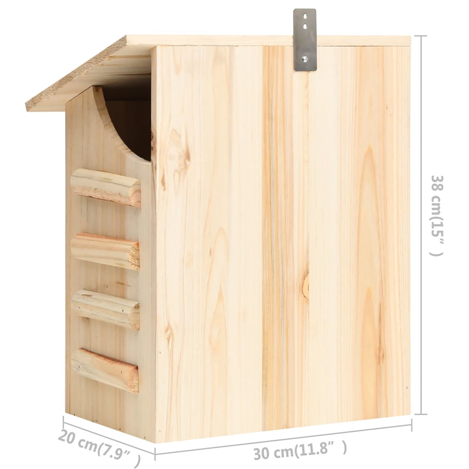 Pefilos 11" Bat House for Outdoors Clean Your Backyard from Mosquitoes, Wooden Bat Box Kit, Beige Pefilos 11" Bat House for Outdoors Clean Your Backyard from Mosquitoes, Wooden Bat Box Kit, Beige
