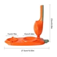 thumbnail image 5 of Batería de Cocina 2 en 1 Dumpling Skin Maker Manual Prensado Masa Herramienta Dumpling Mold (Naranja) Ndcxsfigh Libre de BPA, 5 of 5