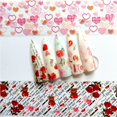 thumbnail image 2 of 10 Rolls Nail Foil Transfer Sticker Cartoon Heart Themed Nail Decal Nail Sticker, 2 of 5