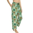 thumbnail image 2 of Balery Christmas Donuts print Women's Pajama Pants,Ultra Lightweight Pjs,Lounge Pant-Medium, 2 of 9
