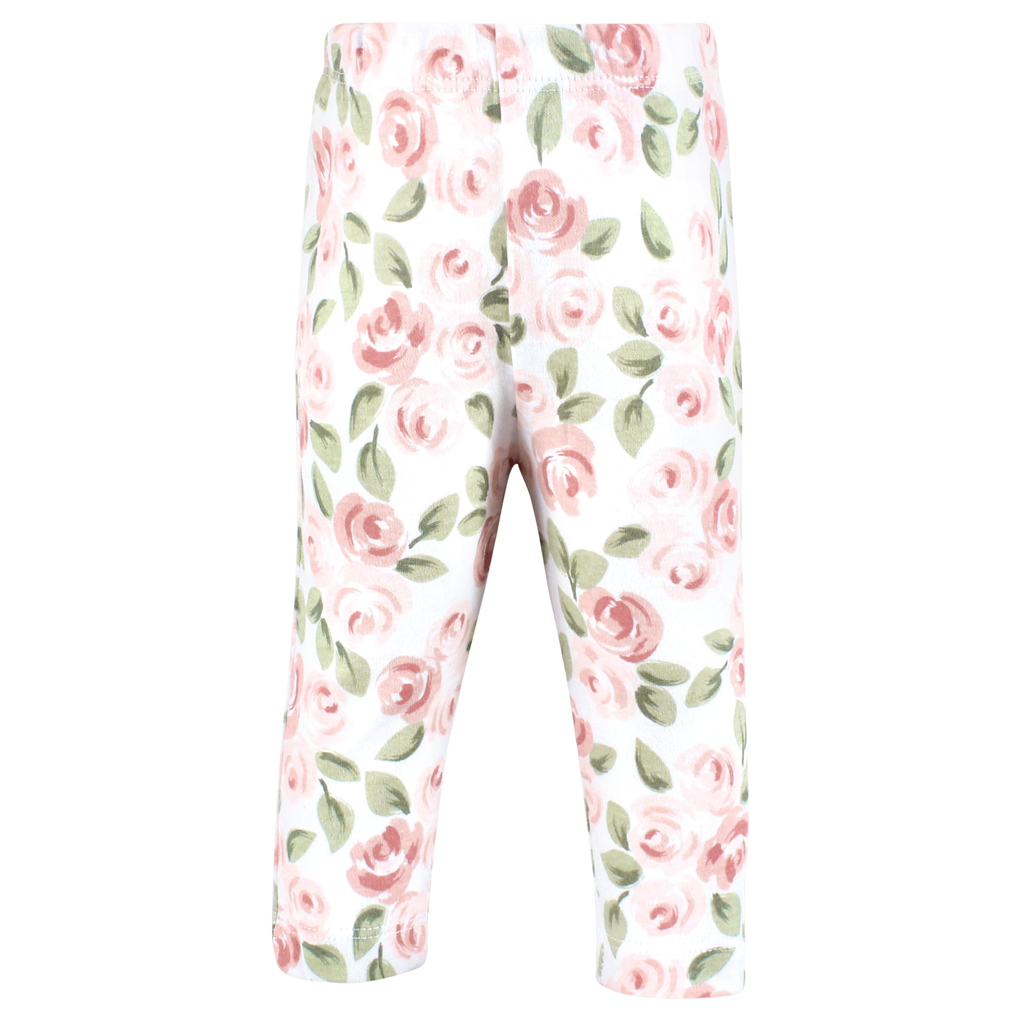 Hudson Baby Girls Cotton Pants and Leggings, Bonjour Paris, 6-9 Months