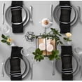 thumbnail image 6 of Gift Boutique Guest Napkins, 100 Count, Black with Silver Foil Trim, 3-Ply Disposable Dinner Napkins, 15 x 12.75 in, Wedding Party Bathroom Towels, 6 of 7