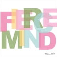 thumbnail image 3 of Gango Home Decor Contemporary Brave Spirit, Fierce Mind, & Kind Heart by Susan Ball (Ready to Hang); Three 12x12in Black Framed Prints, 3 of 6