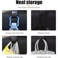 thumbnail image 3 of Bling Car Seat Headrest Hooks, 4PCS Handcrafted Seat Hanger Organizer for Handbag Purse Scarf, Universal for Cars, Auto Interior Accessories for Women Men (Black), 3 of 5