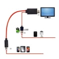 thumbnail image 2 of unbranded Cable Adaptador Rojo Para Teléfono A TV Con Plug and Play Fácil Uso, 2 of 7
