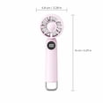 thumbnail image 2 of Mighty Portable Fan, Powerful Handheld Fan, USB Rechargeable Mini Personal Battery Powered, Pocket for Travel, Summer, Gifts for Women(Blue), 2 of 6