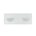 thumbnail image 1 of Shower Caddy Replacement Stickers Sticker Shelf Strips Suction Hooks Large Strong Hook For Bathroom Storage Corner Transparent Shelves Wall Mount 2 Hooks Bag Hanger for Wall Hooks for Hanging Concrete, 1 of 4