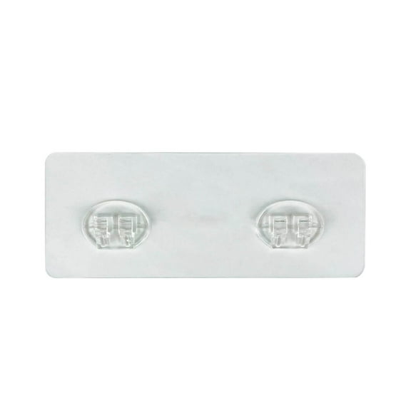 Shower Caddy Replacement Stickers Sticker Shelf Strips Suction Hooks Large Strong Hook for Bathroom Storage Corner Transparent Shelves Wall Mount 2 Hooks