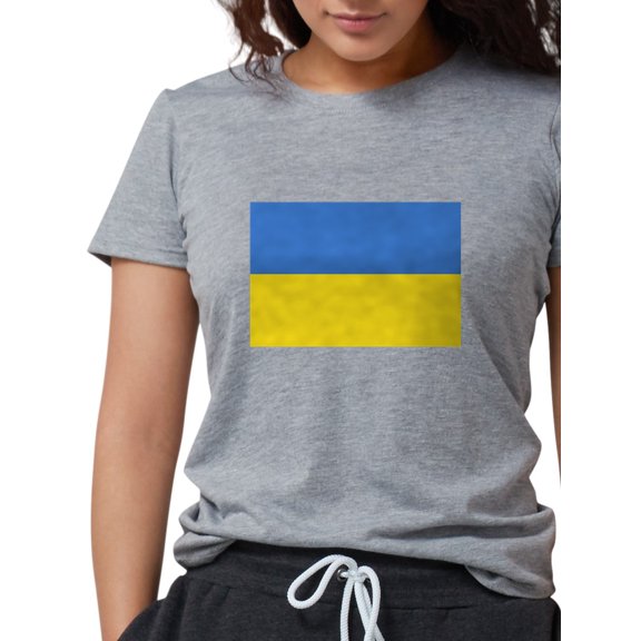 CafePress - Ukraine Flag T Shirt - Womens Tri-blend T-Shirt