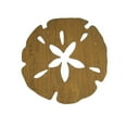 thumbnail image 2 of Linnome Decorative Wooden Sand Dollar Wall Art, Natural Wood Finish (11.8x11.8in), 2 of 7