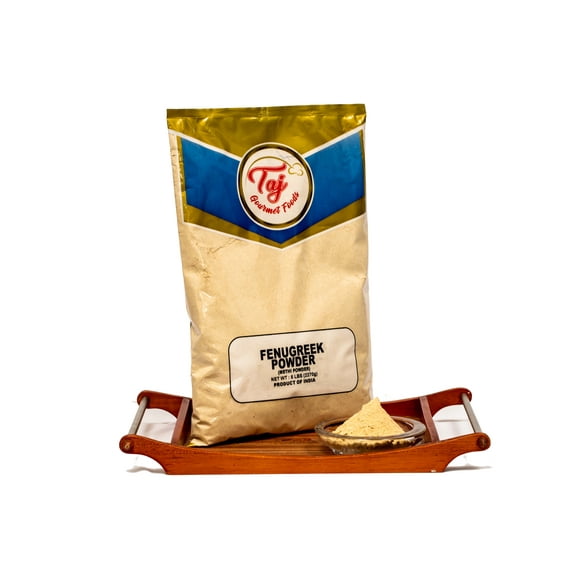 TAJ Premium Indian Methi Powder, Fenugreek Powder, 400 grams