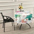 thumbnail image 7 of Coolnut Dinosaur Round Tablecloth, Washable Oil Proof Table Cover for Kitchen Holiday Party Wedding Picnic Decoration, 7 of 7