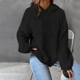 thumbnail image 2 of Sevevn Womens Oversized Sherpa Pullover Hoodie with Pockets Fuzzy Fleece Sweatshirt, 2 of 6