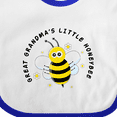 thumbnail image 4 of Inktastic Great Grandma's Little Honeybee Boys or Girls Baby Bib, 4 of 4